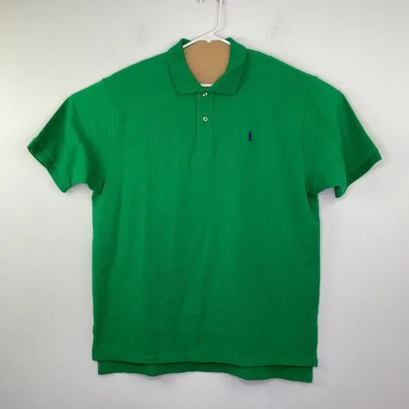 Coca Cola Men's XL Polo Shirt Green Embroidered Coke Logo Short Sleeve NWT AT15 - Picture 1 of 5